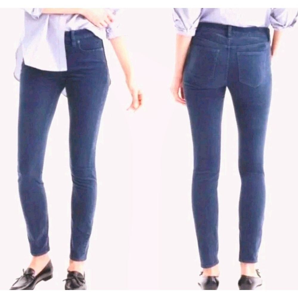 J.Crew Womens 28 NWT Blue Toothpick Ankle Corduroy Pants MSRP $98 Preppy Fall